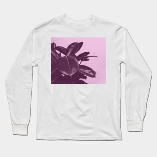 Lilac hued botanical Long Sleeve T-Shirt